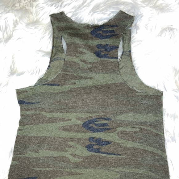 LIFT Gold Camo Racerback Graphic Tank Top - Picture 8 of 12